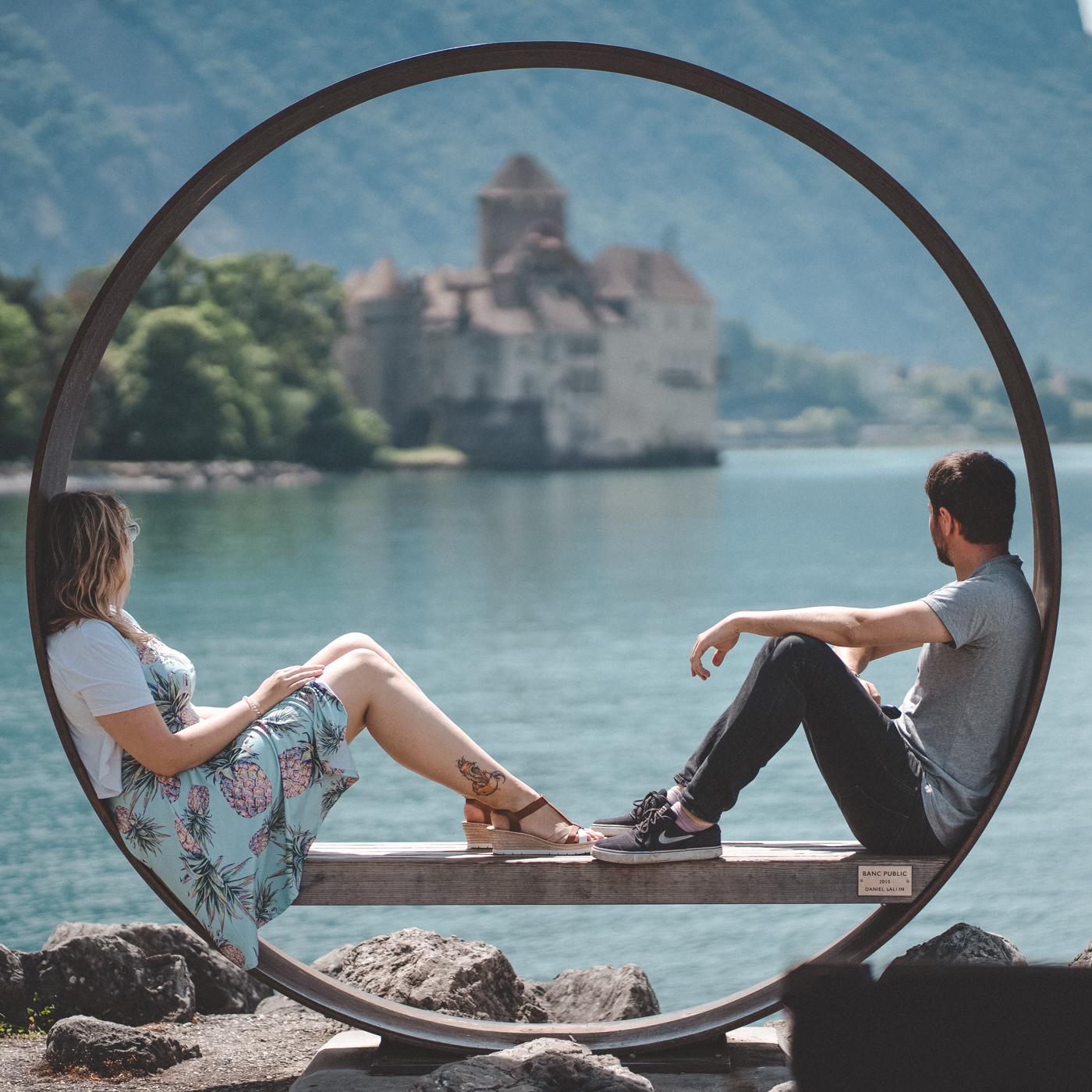 A picture of Château de Chillon, Montreux. The Western Part of Switzerland is easier to travel with a budget.