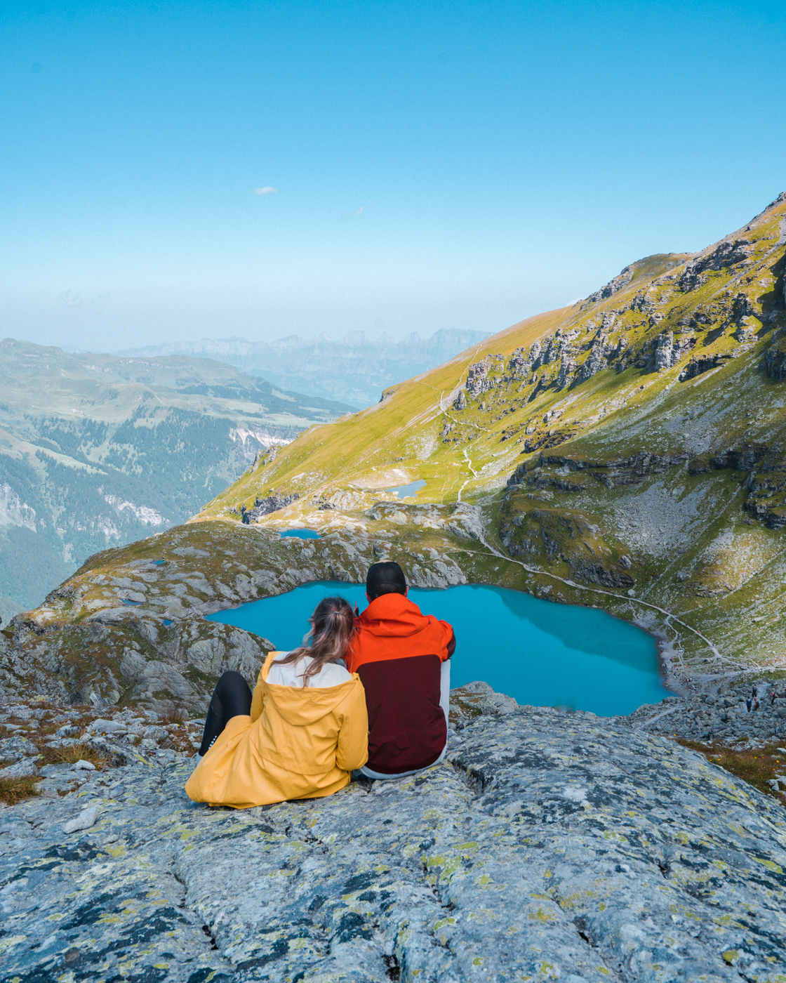 Hiking to the Schottensee, part of the 5 Lake Trail in Pizol, Switzerland